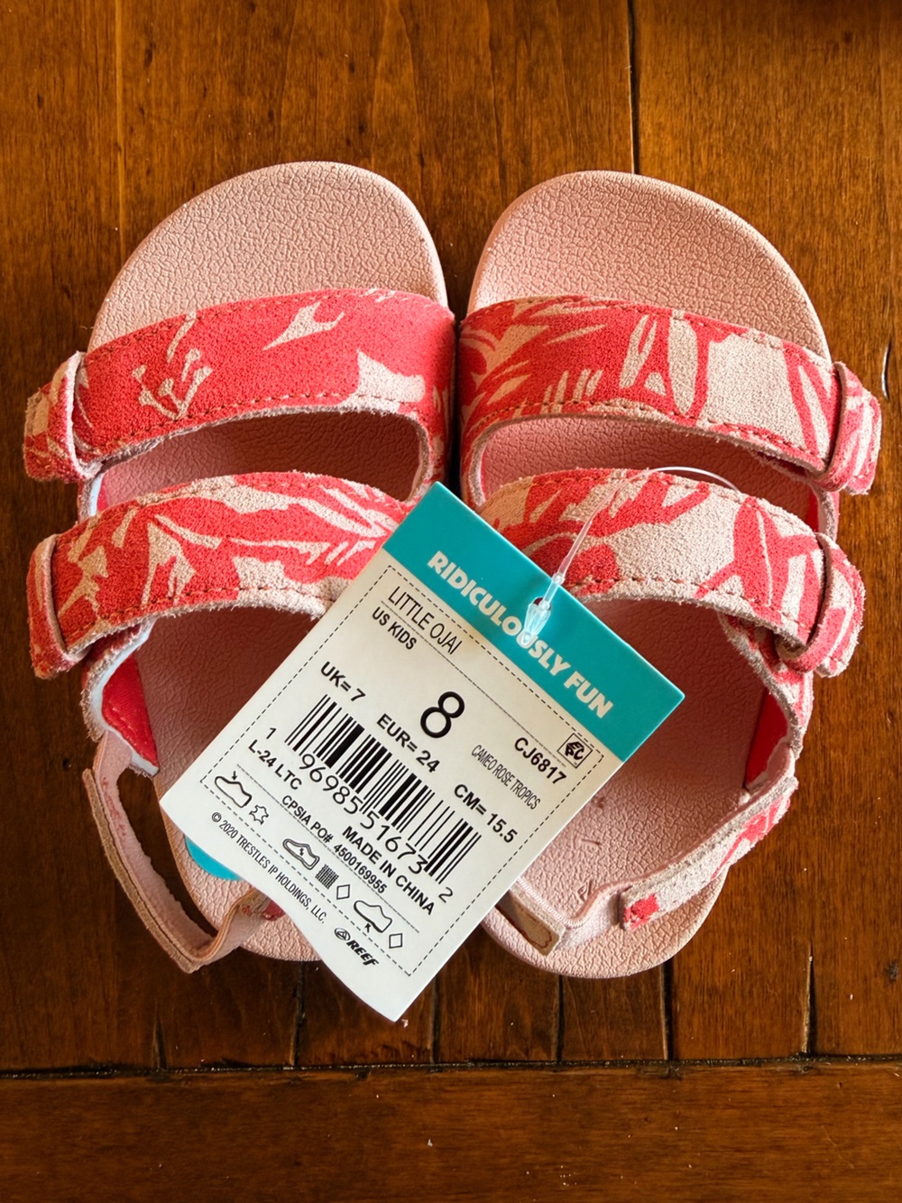 🩷 Reef Little Ojai - Cameo Rose Tropics 🩷